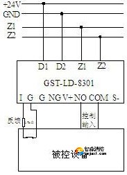 無源常閉檢線輸入